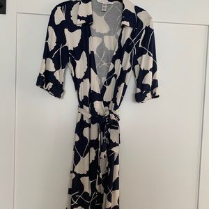 Diane Von Furstenberg silk wrap dress